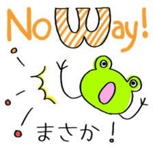 Cute bilingual sticker English-Japanese sticker #11335550