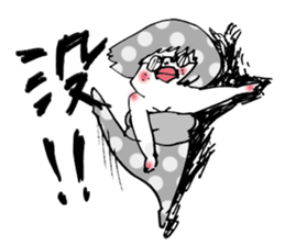 sexy gril MACO sticker #11335879