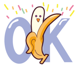 Happy animals + a banana sticker #11336289