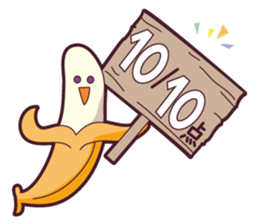Happy animals + a banana sticker #11336299