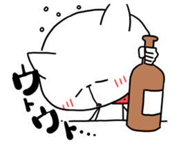 Cats want to drink Liquor sticker #11336412