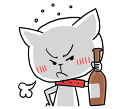 Cats want to drink Liquor sticker #11336413