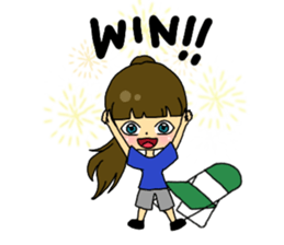 love volleyball sticker #11336697