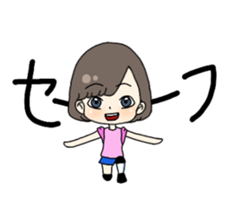 love volleyball sticker #11336704