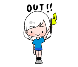 love volleyball sticker #11336706