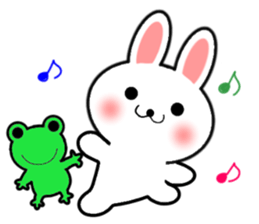 usagichan & kaeruchan sticker #11336921