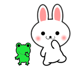 usagichan & kaeruchan sticker #11336945