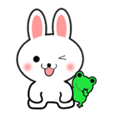 usagichan & kaeruchan sticker #11336950