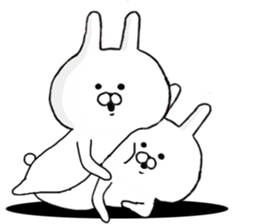 @ Rail at rabbit's  in the honorific  2 sticker #11338550