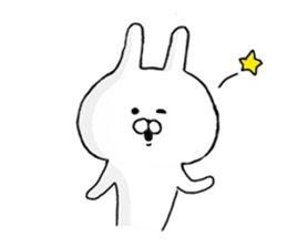 @ Rail at rabbit's  in the honorific  2 sticker #11338552