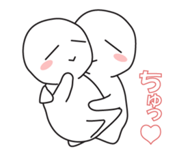 Marshmallow in love sticker #11339720