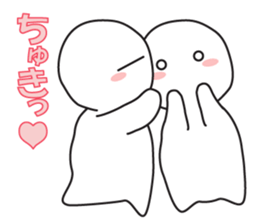 Marshmallow in love sticker #11339721