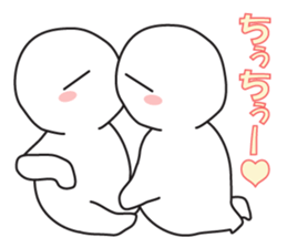 Marshmallow in love sticker #11339722