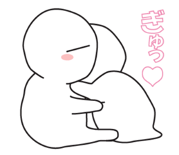 Marshmallow in love sticker #11339723