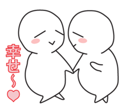 Marshmallow in love sticker #11339724