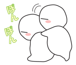 Marshmallow in love sticker #11339735