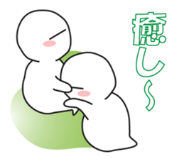 Marshmallow in love sticker #11339739