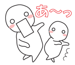 Marshmallow in love sticker #11339745