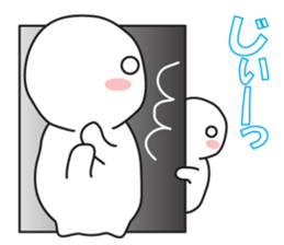 Marshmallow in love sticker #11339746