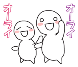 Marshmallow in love sticker #11339750