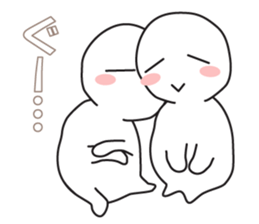Marshmallow in love sticker #11339753