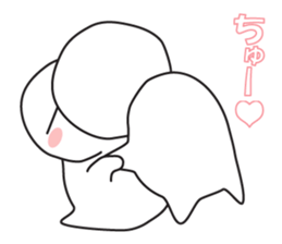 Marshmallow in love sticker #11339755