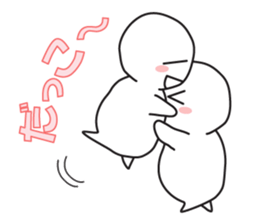 Marshmallow in love sticker #11339757
