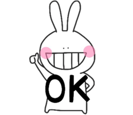 Ushish Rabbit. sticker #11339923