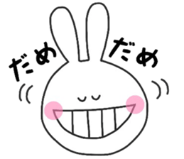 Ushish Rabbit. sticker #11339926