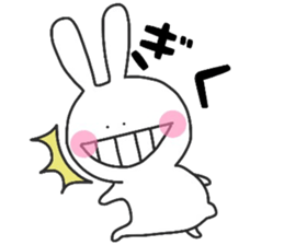Ushish Rabbit. sticker #11339932