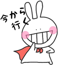 Ushish Rabbit. sticker #11339933