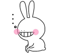 Ushish Rabbit. sticker #11339934