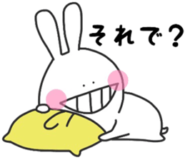 Ushish Rabbit. sticker #11339940