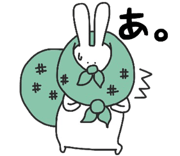 Ushish Rabbit. sticker #11339943