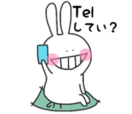 Ushish Rabbit. sticker #11339955