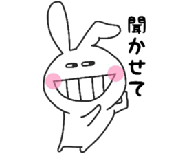 Ushish Rabbit. sticker #11339957