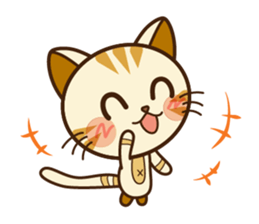 Good kitten of relationship.Mike&Kyu. sticker #11340149