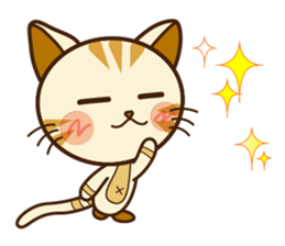Good kitten of relationship.Mike&Kyu. sticker #11340151