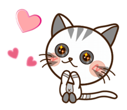 Good kitten of relationship.Mike&Kyu. sticker #11340153