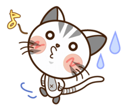Good kitten of relationship.Mike&Kyu. sticker #11340154