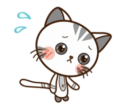 Good kitten of relationship.Mike&Kyu. sticker #11340155