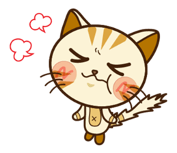 Good kitten of relationship.Mike&Kyu. sticker #11340159
