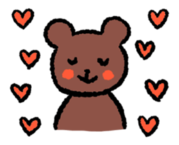 Sticker of leisurely animals sticker #11340493