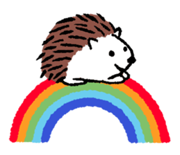 Sticker of leisurely animals sticker #11340494