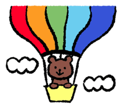 Sticker of leisurely animals sticker #11340515