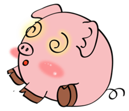 Beautiful Pink Pig sticker #11340723