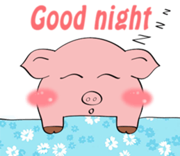 Beautiful Pink Pig sticker #11340729