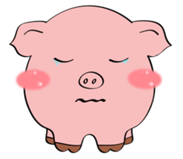 Beautiful Pink Pig sticker #11340736