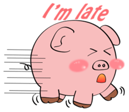 Beautiful Pink Pig sticker #11340746