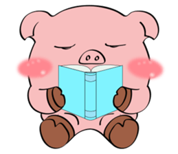 Beautiful Pink Pig sticker #11340756
